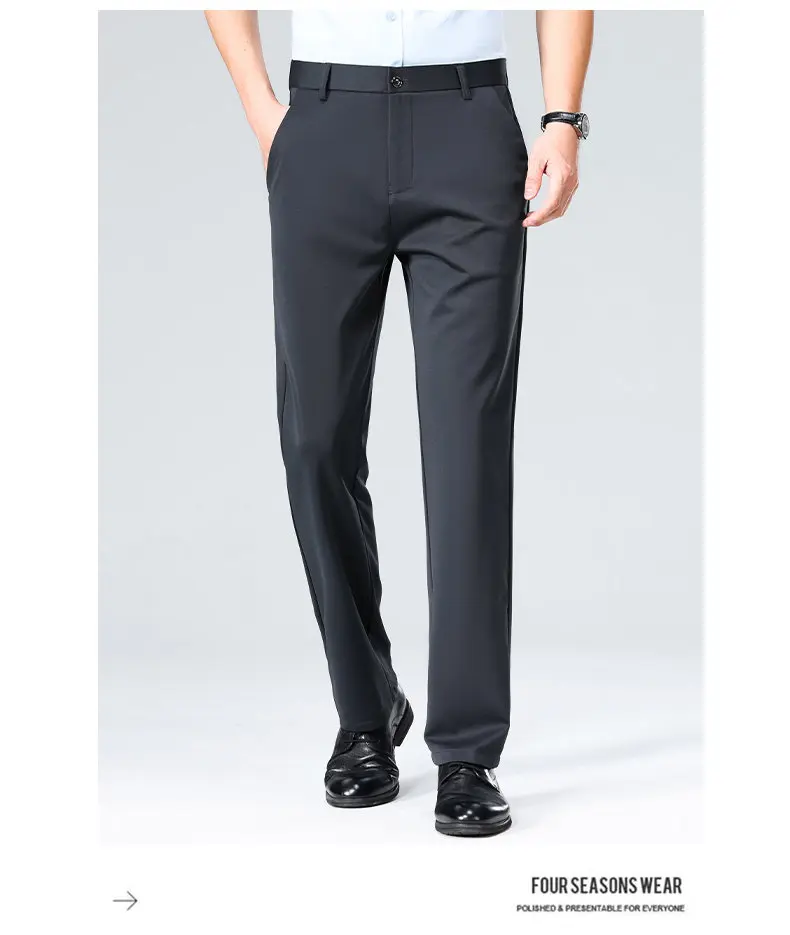 Mens Golf Pants with 4 Pockets Stretch Lightweight Quick Dry Breathable Slacks Casual Work Dress Pants for Men