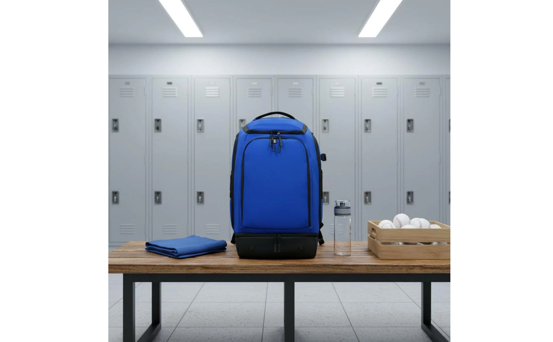 Baseball Equipment Backpack Large Main Compartment Softball Equipment Backpack Bat Sleeve Pack Wet Dry Separation for Matches