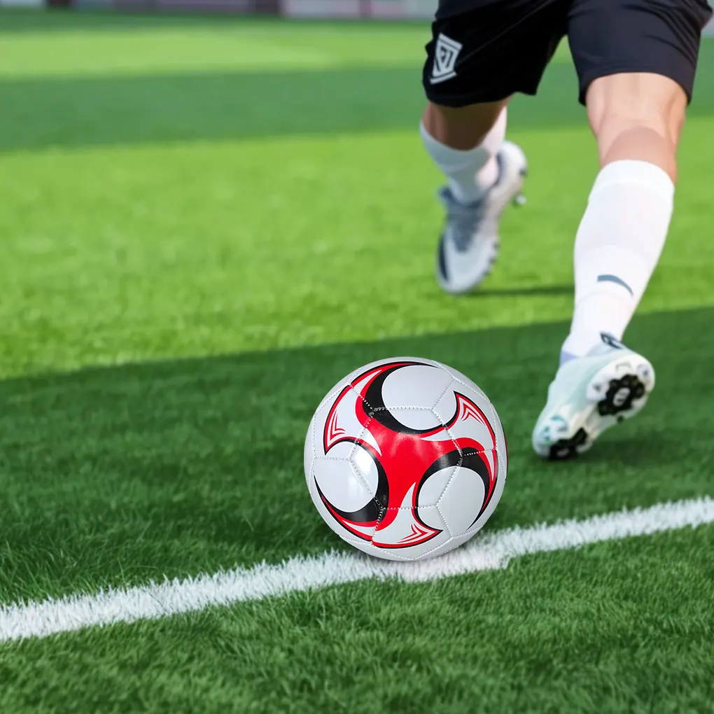 Pallone da calcio con cuciture fini Taglia 5 Calcio cucito a macchina per forniture per la pratica di sport all'aria aperta Partita di allenamento della lega di calcio