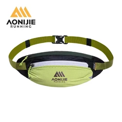 AONIJIE Marsupio sportivo Donna Uomo Cintura da corsa Marsupio per corsa Gara Maratona Allenamento Cintura di stoccaggio in vita traspirante