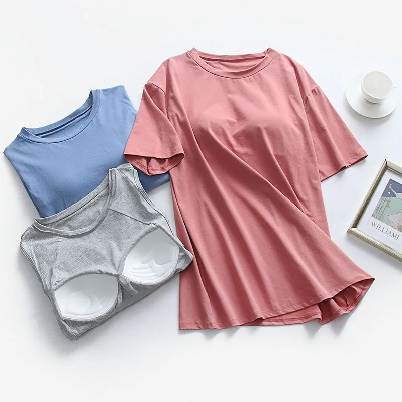 

Однотонная хлопковая пижама-комбинезон с чашечками, летняя, с коротким рукавом, для сна, женская домашняя одежда, повседневная пижама