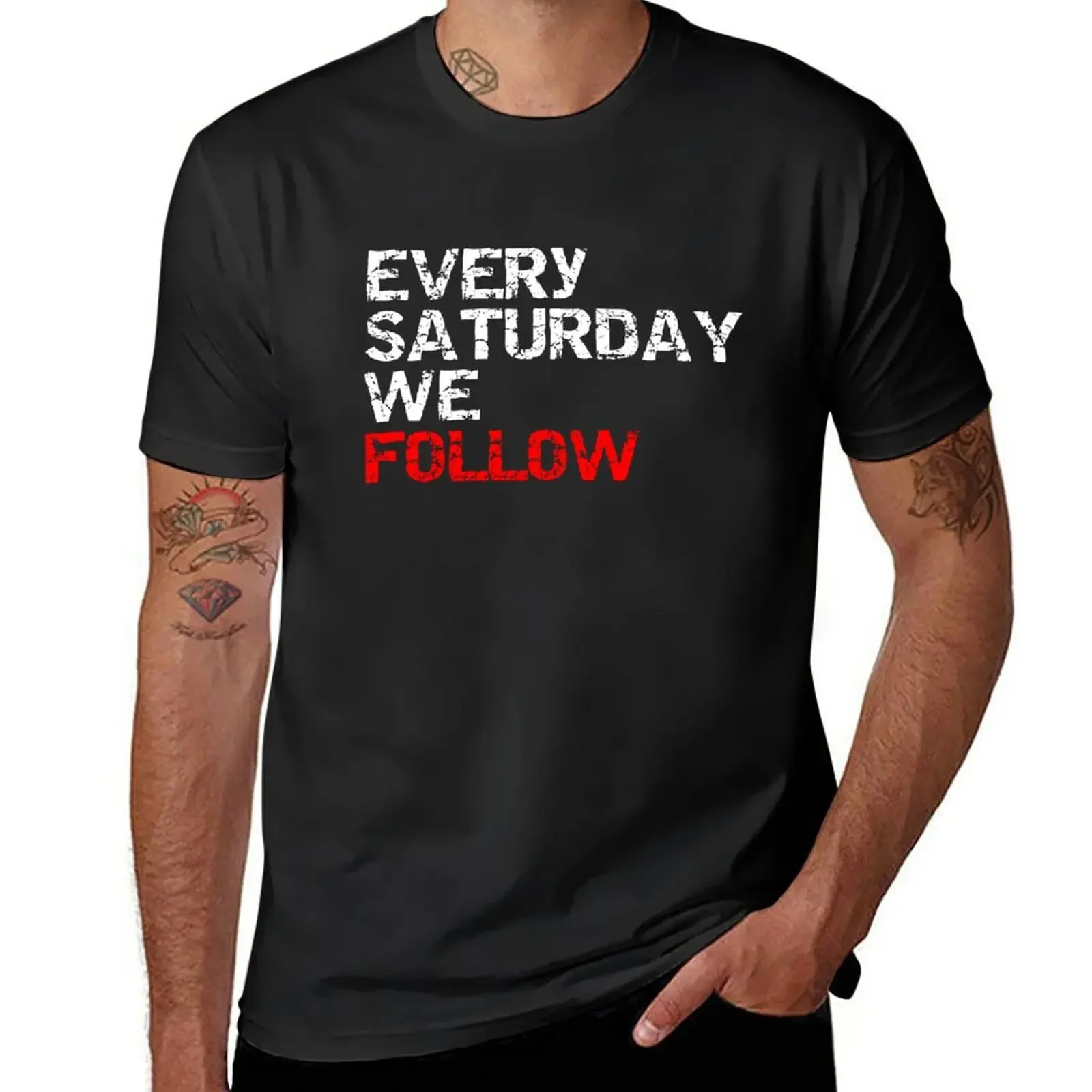 New Rangers FC, Every Saturday We Follow, Football Fan Gift, Glasgow T-Shirt Anime t-shirt Short t-shirt mens vintage t shirts