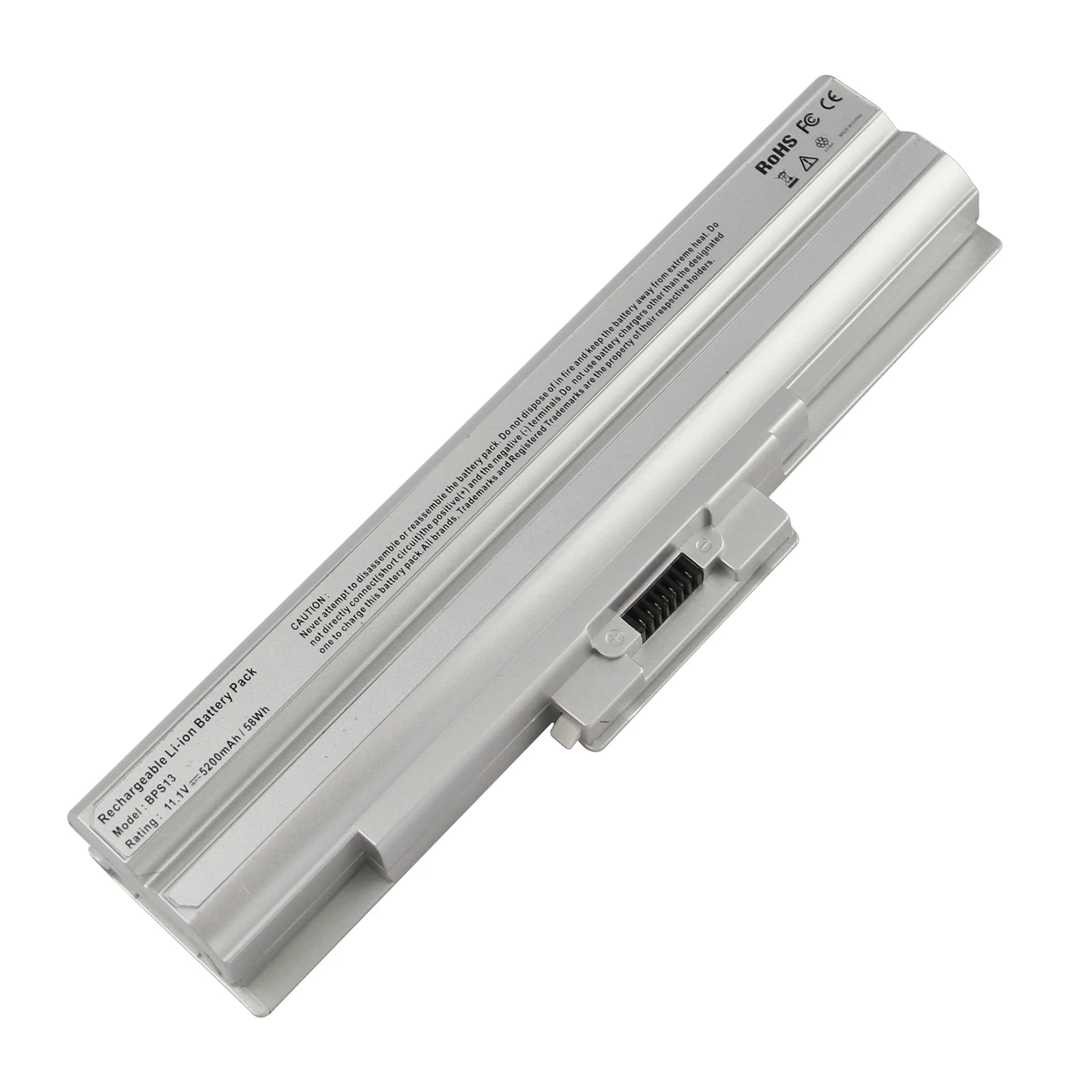 Imagem -03 - Bateria do Portátil Csmhy Novidades Bps13 Silver para Sony Vgp-bps13 s Bps13a b Vgp-bps13a q Vgp-bpl13 Tx57cn 11.1v