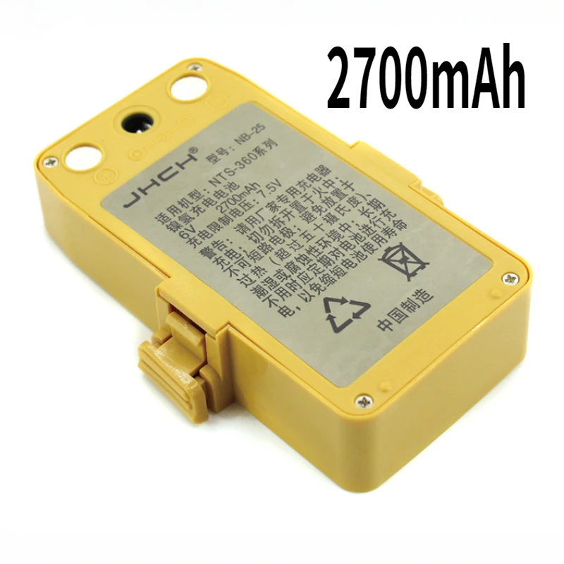 

2700mAh New Replacement South NB-25 Battery for NTS-360 NTS-360R Total Stations Series Battery Rechargeable Batterie Electronics