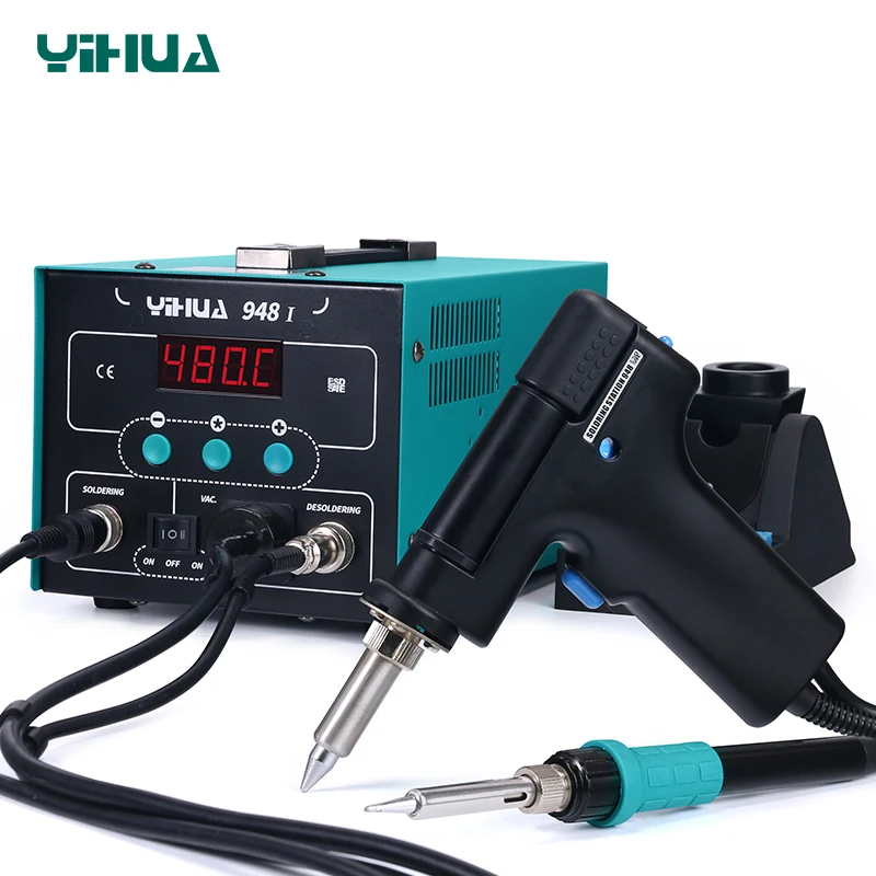 YIHUA 948 I Multi Function Adjustable Soldering Desoldering BGA Rework Soldering Station