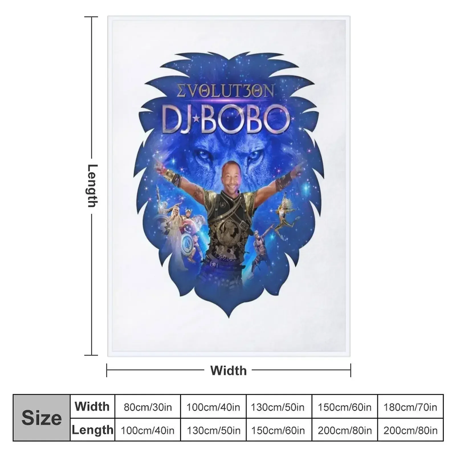 DJ BOBO EVOLUT30N TOUR Throw Blanket Sleeping Bag Thermals For Travel Sofas Blankets