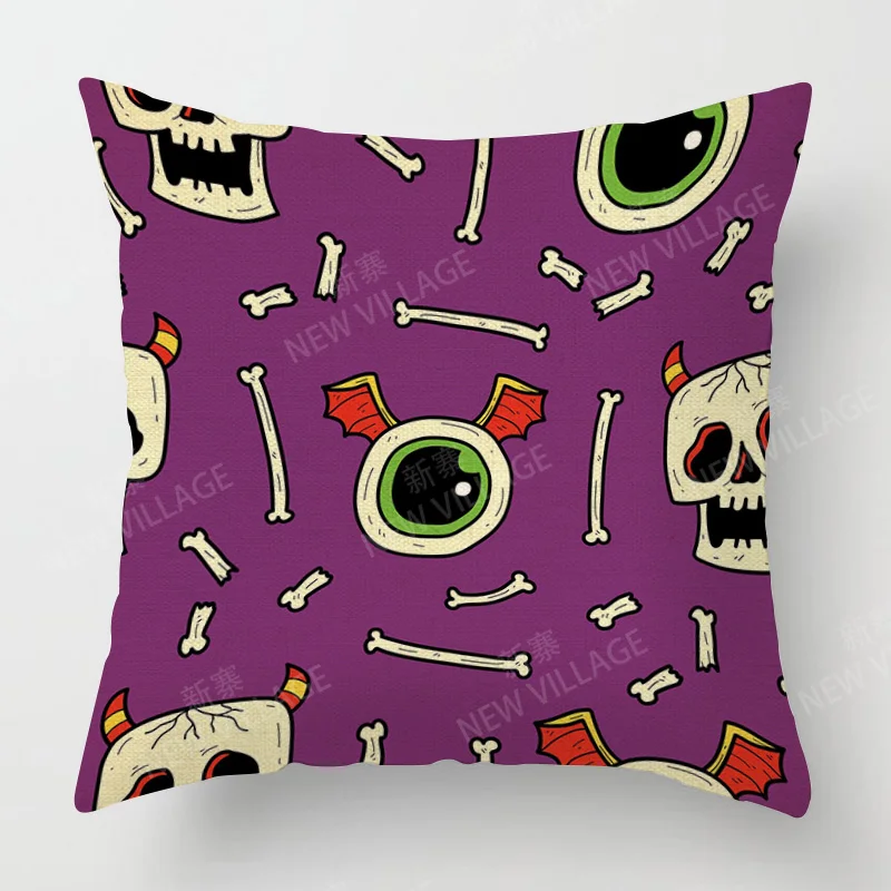 Decorative Cushion Home Living Room Decor Throw Pillow Cover 40*40 40x40cm 60x60cm 45x45cm 50x50cm plant Halloween Autumn funny