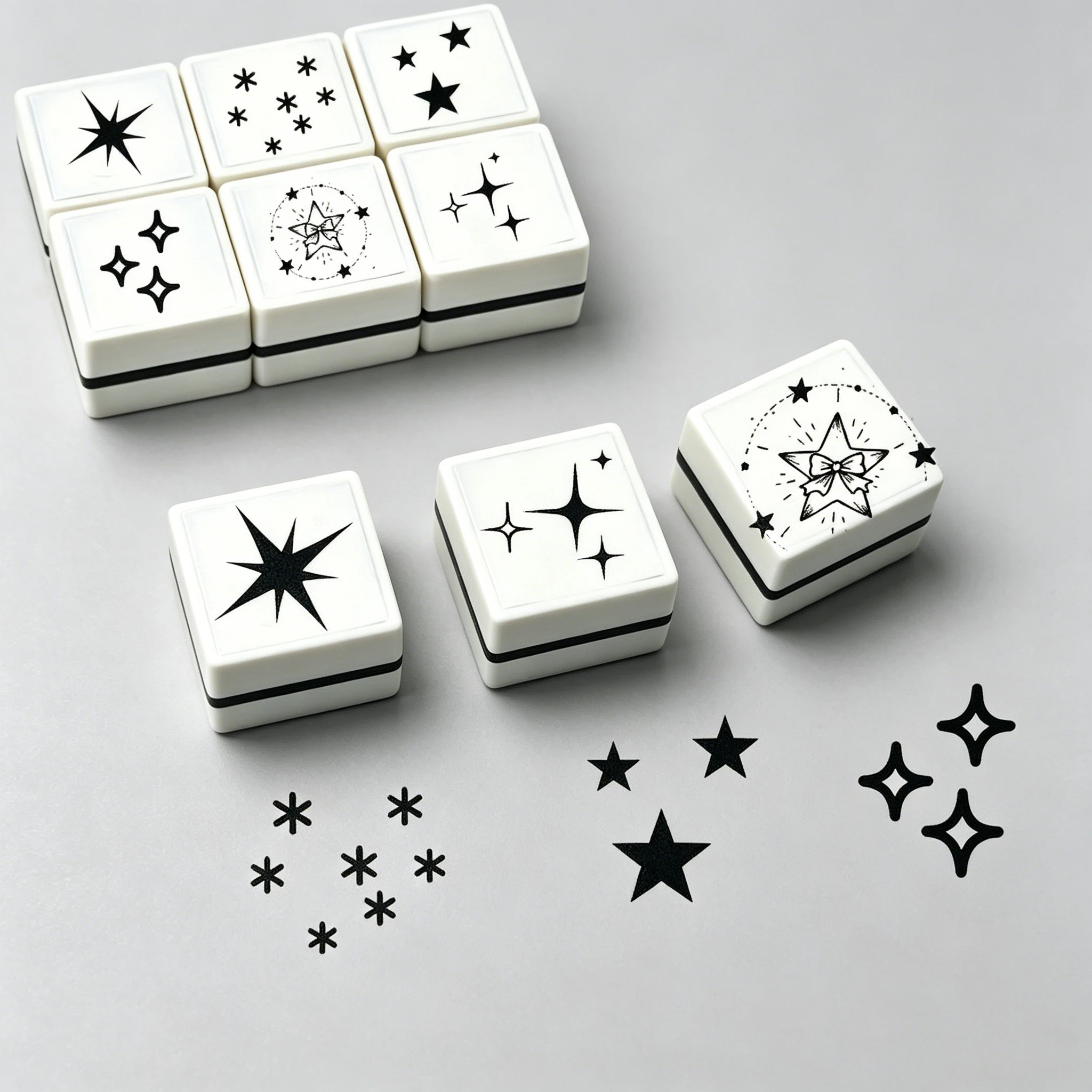 Creative Star Series Seals with Multiple Personalized Star shaped Account Patterns Stamp Incentive Seals
