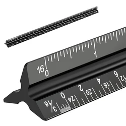 30cm alluminio metallo triangolo scala architetto ingegnere righello tecnico strumenti di disegno righello di misurazione attrezzature didattiche