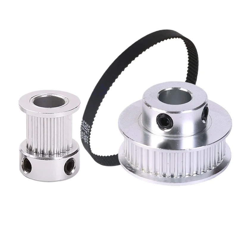 

40T&20 Teeth 2GT Timing Pulley Belt Kit Belt Width 6/10mm Reduction 2:1 Bore 4/5/8/10mm 3D Printer Synchronous Wheels 2M GT2