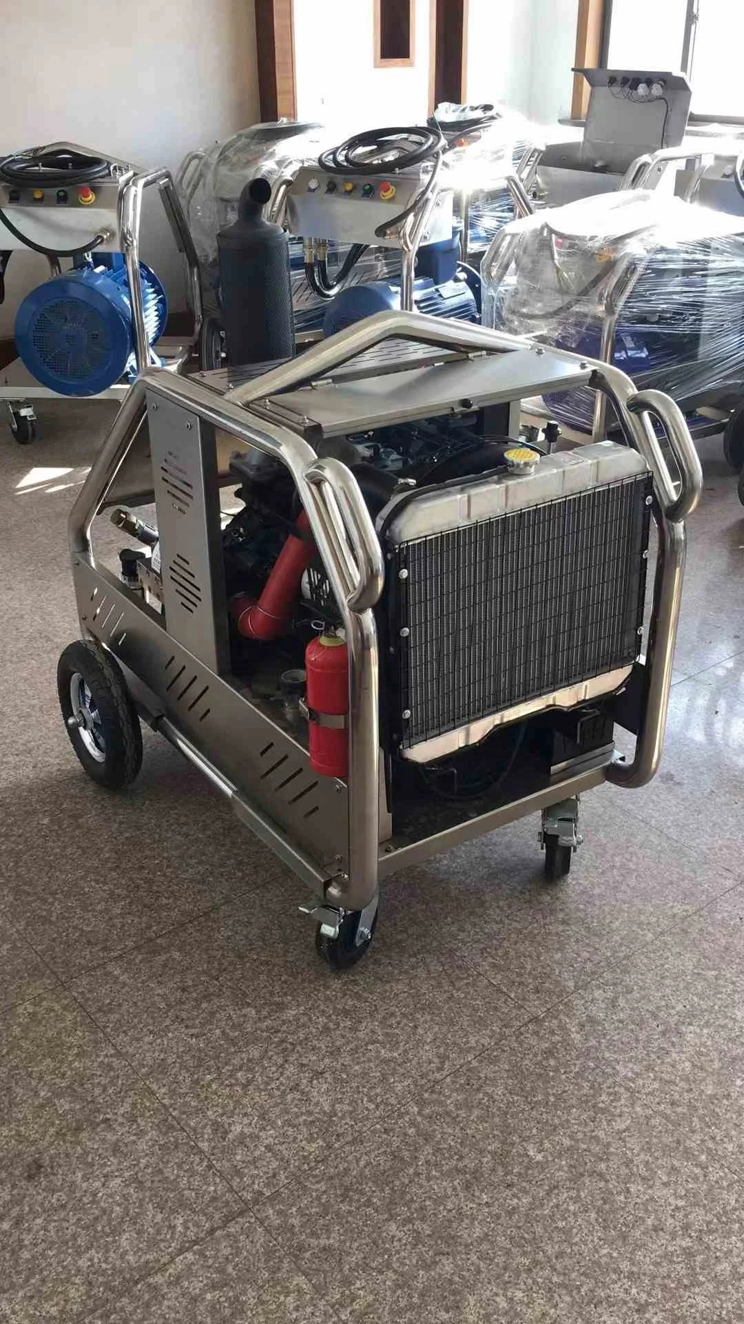 آلة الصرف 350Bar 50L ضغط المياه النفاثة لتنظيف أنابيب الصرف الصحي مصنع العرض عالي الجودة #2