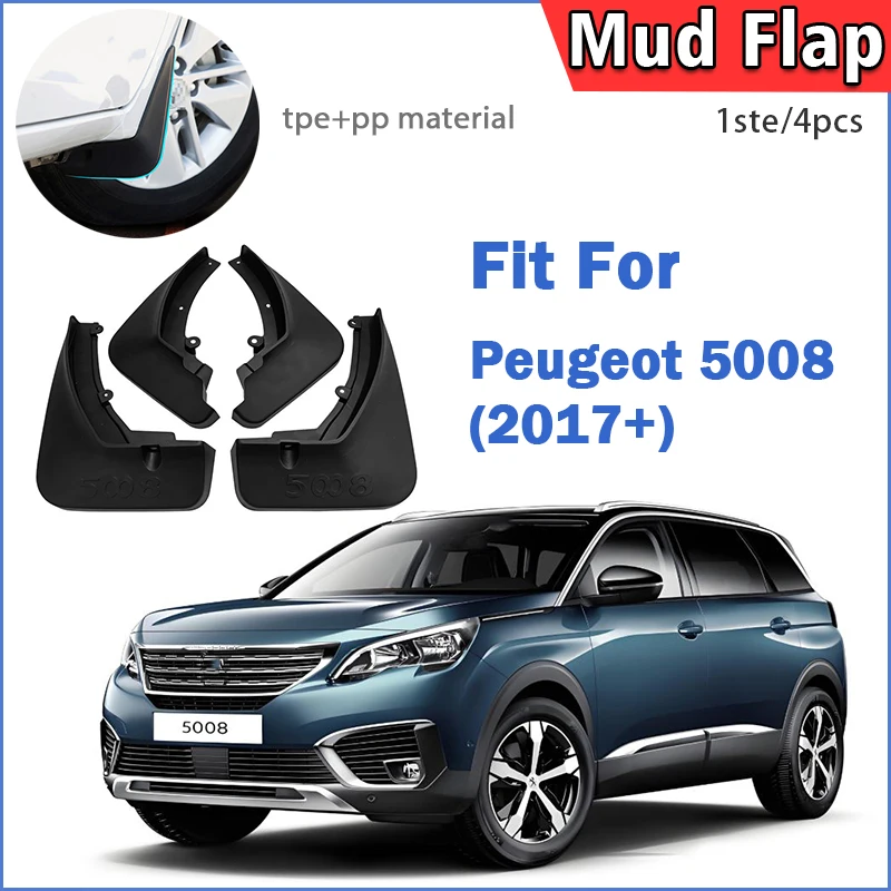 

Mudflaps For Peugeot 5008 Mk2 2 2017 2018 2019 2020 2021 2022 2023 Mud Flaps Splash Guards Mudguards Front Rear Flap