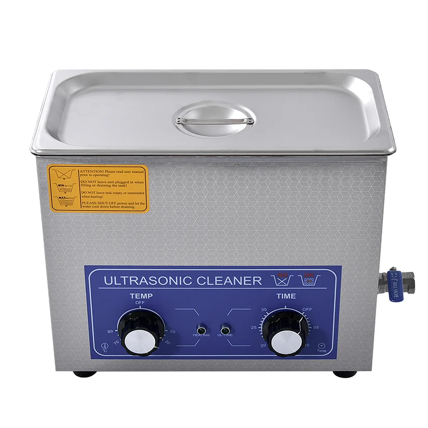 1PC AC110/220v 180W Ultrasonic cleaner 6L 40KHZ  Industry Heated Ultrasonic Cleaner Heater Timer Cleaner Machine