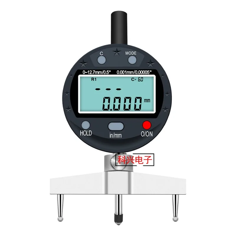 Pengukur radius digital, alat ukur diameter elektronik, indikator pengukur, pengukur R