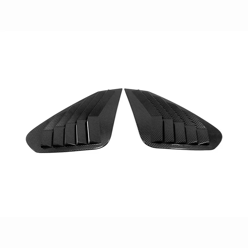 Car Accessories For Toyota RAV4 2019 2020 2021 2022 2023 ABS Rear Window Shutter Cover Trim Window Louver Side Vent Trim 2pcs