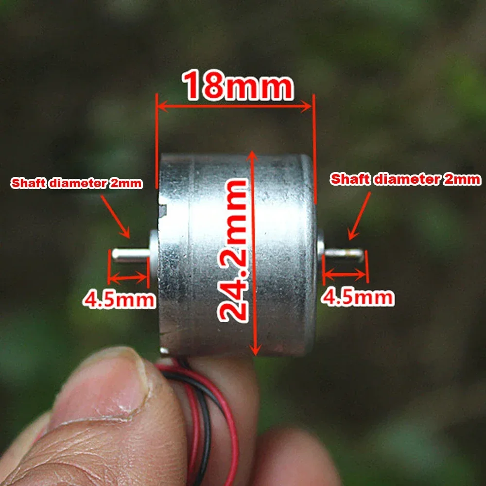 Double Shaft DC 12V-24V 11700RPM Mini 310 Brushless Motor BLDC with Drive Double Ball Bearing Motor