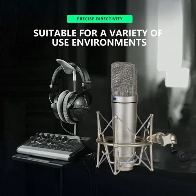 

Laptop/Computer Professional microphone Recording Studio Voice game broadcaster Streaming media Metal condenser microphone