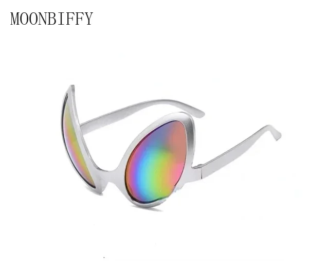 Alien Glasses Funny Holiday Party Sunglasses Halloween Adults Kid Party Supplies Rainbow Lenses Sun Glasses Shades