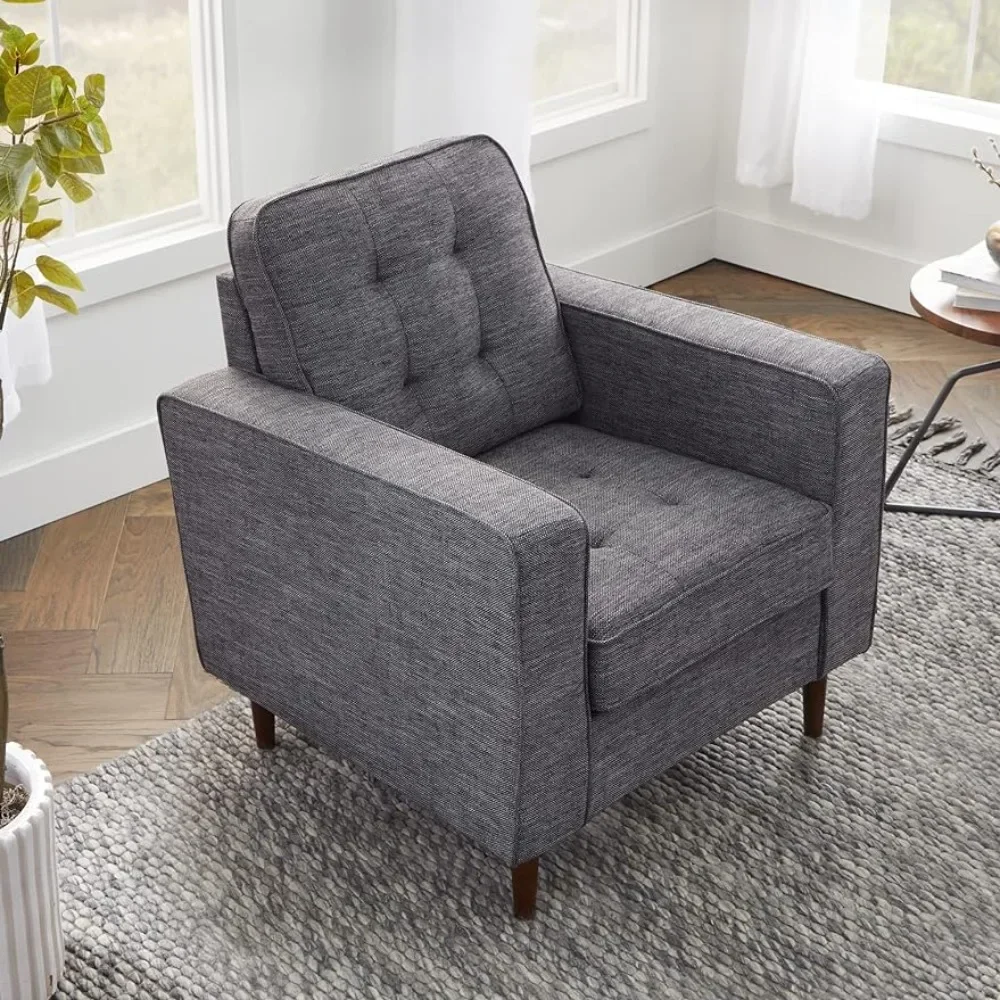 

Living Room Leisure Chair Lynnwood Upholstered Accent Chair - Living Room Furniture - Mid-Century Modern Design Chairs Home