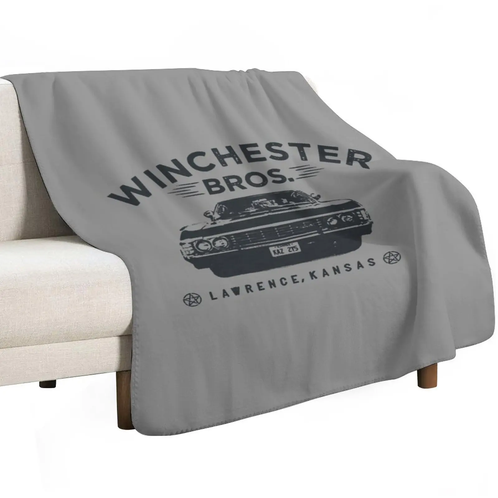 

Winchester Bros Throw Blanket christmas gifts Shaggy blankets and throws Moving Blankets