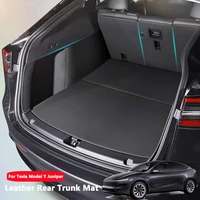 Estera para maletero Tesla Model Y Juniper, cobertura completa para maletero, protectores de ambos lados, respaldo de asiento, almohadilla protectora, revestimiento de carga, estera antisuciedad