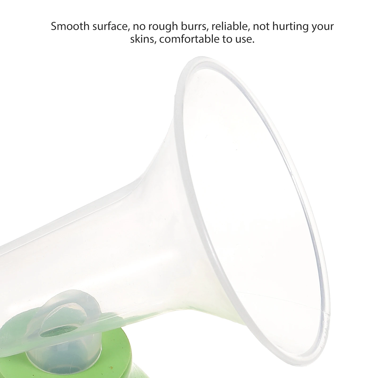 

Manual Breast Pump Green Transparent Funnel Durable Safe Reliable Comfortable Easy Use Portable Suction Tool for Breastfeeding