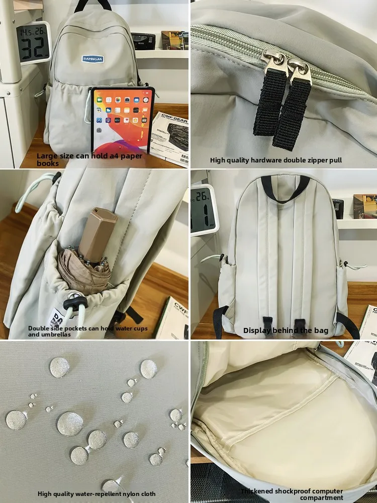 

Lightweight Outdoor Travel Small Bapa Double oulder Bag for op And Hiking Student Class iPad Tablet Bag Nylon Mat...