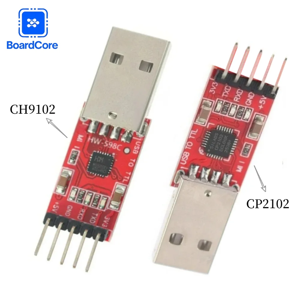 1/3PCS CP2102 USB TTL Module CH9102 Super Brush Line Upgrade for Arduino STC PL2303
