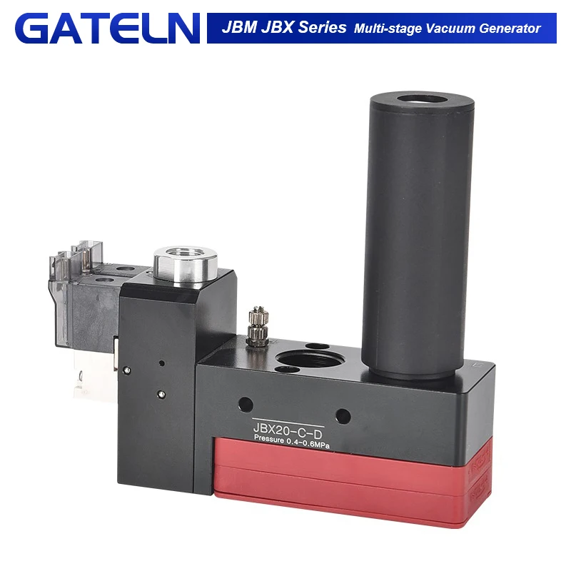 JBX JBM Series Miniature Multi-stage Vacuum Generator Control and destruction in one