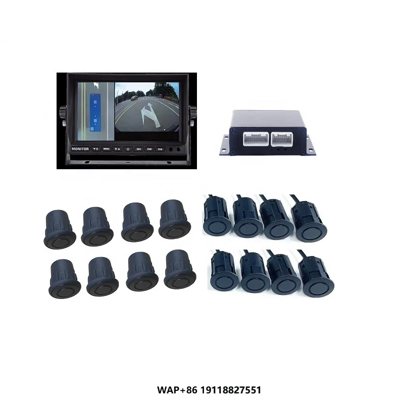 

Parking System &16pcs Sensor Ultrasonic Truck Parking Sensor with GPS for Bus