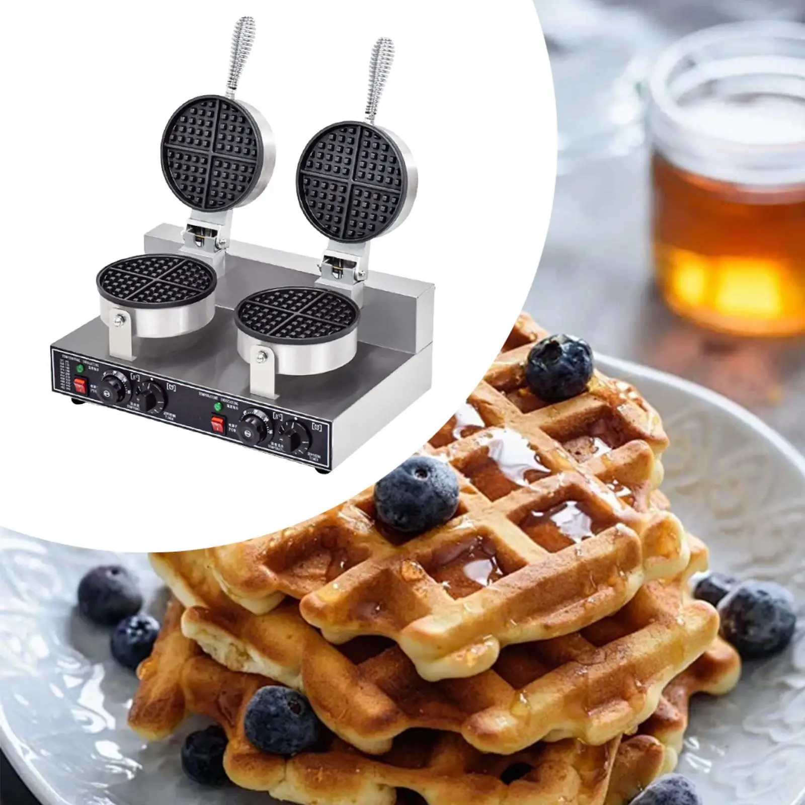 Вафельница, противень, закусочница, двухсторонний нагрев, электрическая машина для завтрака с антипригарным покрытием для шоколадных чипсов, жареных яиц, орехов