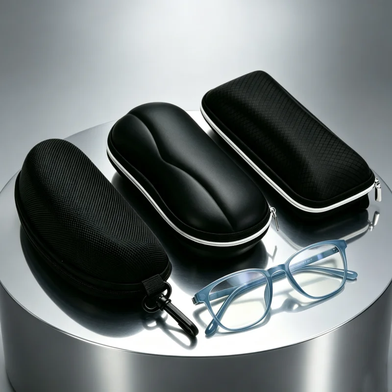 3 Types Men Women Fashion Glasses Boxes Vintage Retro Scratch‑proof Glasses Storage Box Portable Reading Glasses Holder Cases