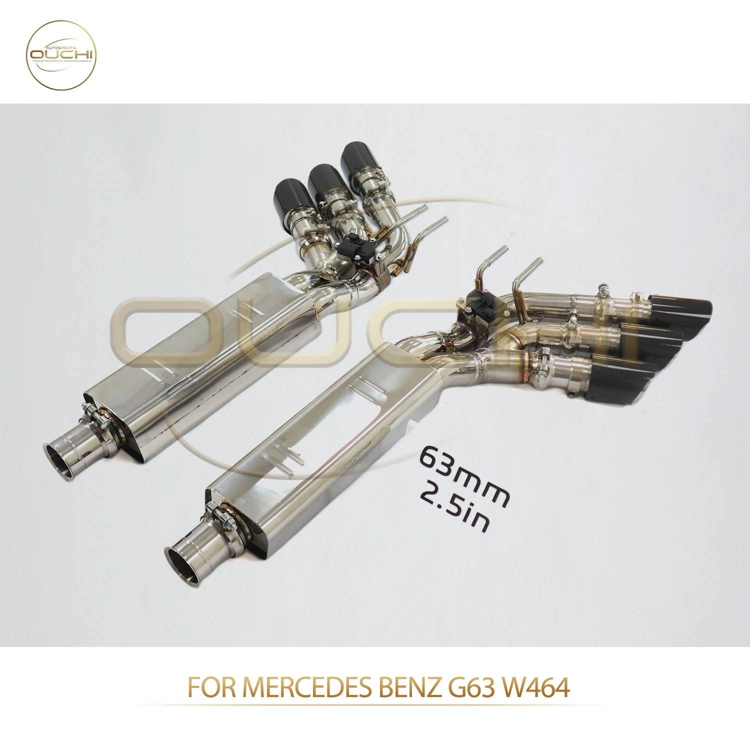 

Wyścigowy выхлоп для Mercedes Benz G63 W464 Агрессивный звук Глубокий громкий из нержавеющей стали Простая установка
