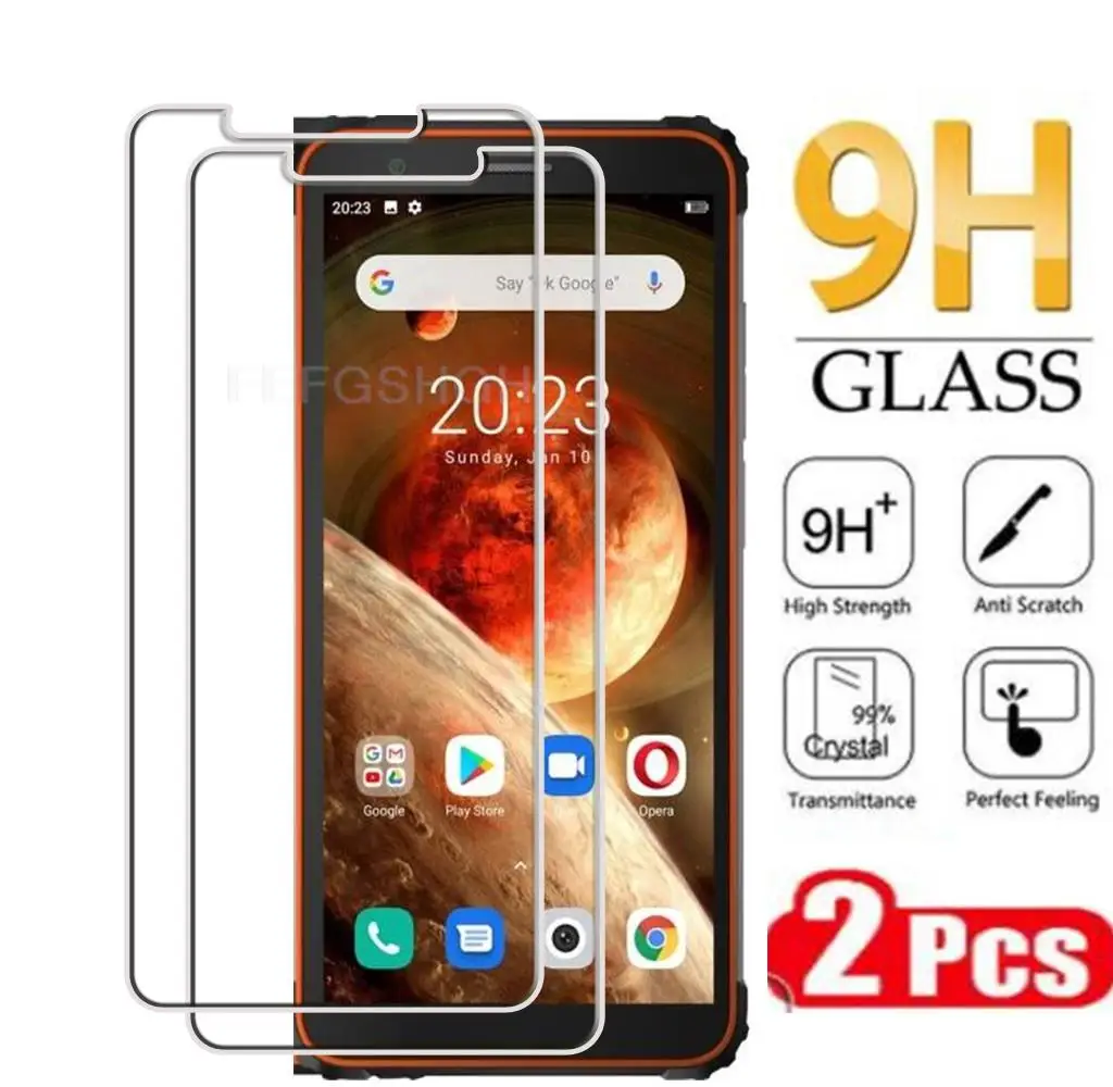 2PCS Protection Tempered Glass FOR Blackview BV6600 5.7