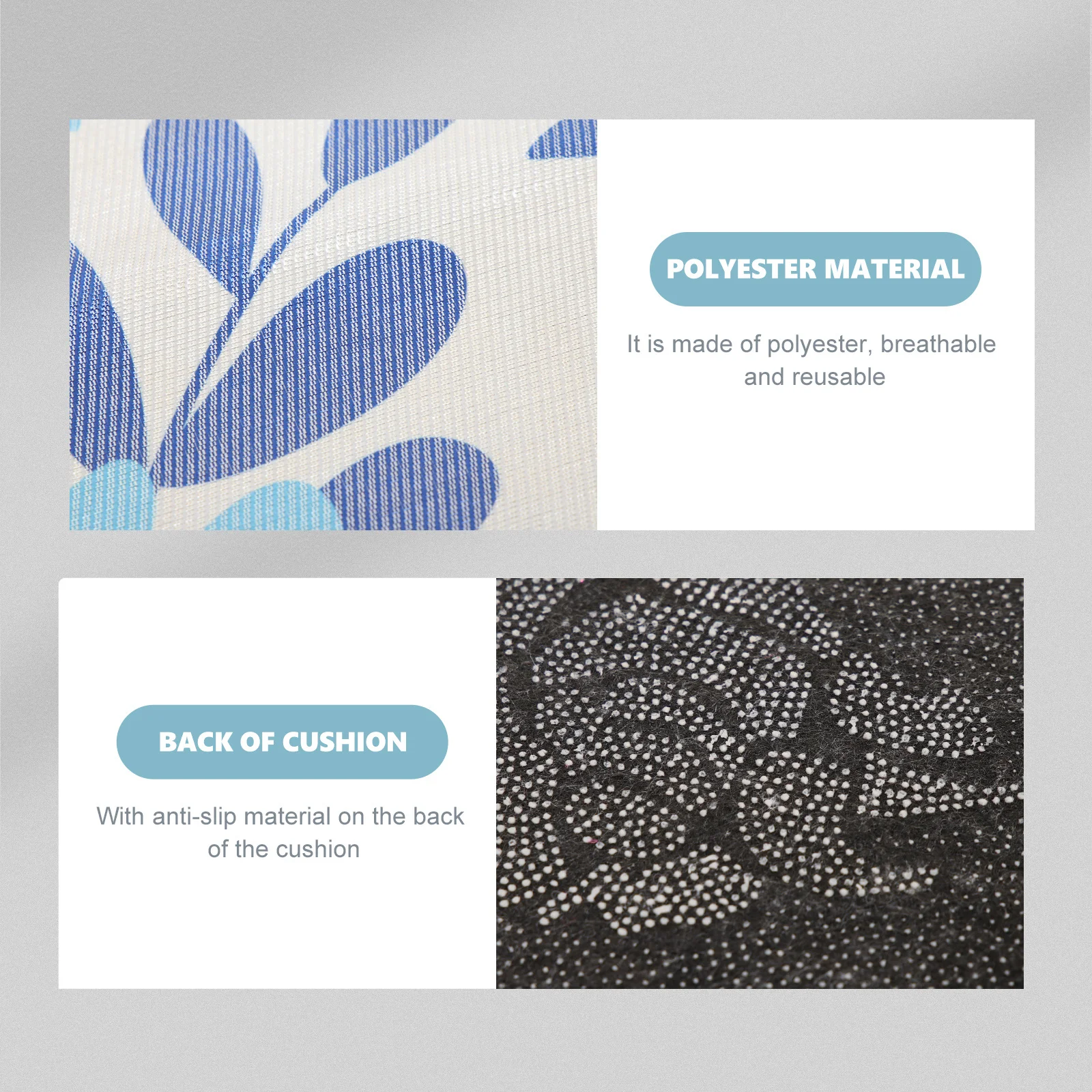 

Ice Silk Cooling Chair Cushion Polyester Office Seat Pad Breathable Anti Slip Cartoon Printing Summer Seat Mat