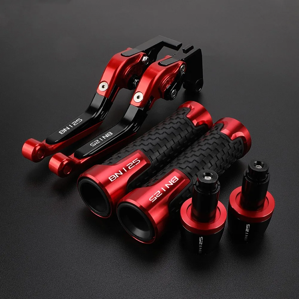 

For APRILIA BN 125 BN125 2003-2008 Motorcycle Accessories Adjustable Brake Clutch Levers Handle Grips ends 2004 2005 2006 2007