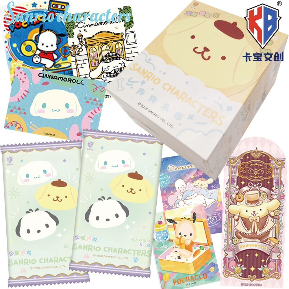 

Оригинальные фотокарточки KABAO Sanrio: коллекционные аниме-карточки с персонажами мультфильмов, редкие, лимитированная серия, подарок