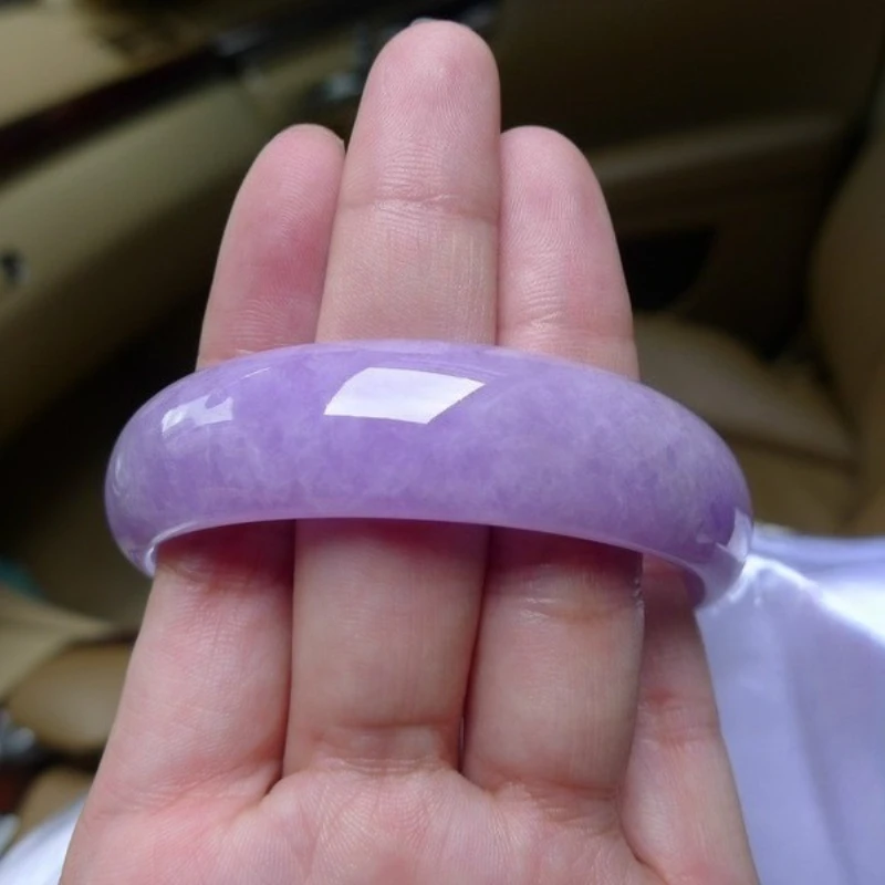 

Браслет из натурального ледяного клейкого семян фиолетового цвета, женский модный темперамент