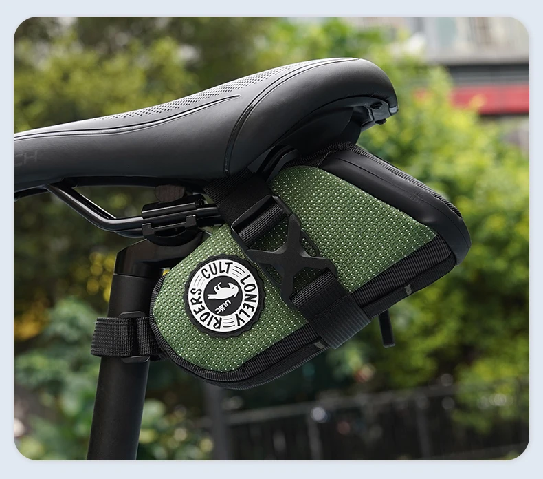 Neo Porter Fahrrad-Satteltasche Wasserdicht Stoßfest MTB Fahrrad-Sattelstützen-Tasche Aufhängbare Rücklichter Fahrrad-Heckwerkzeugtasche – Detail 22