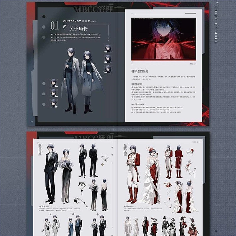 Lost Indefinitely Setting Collection Book Vol.1 MBCC Confidential Files Official Art Book Airplane Box Packaging