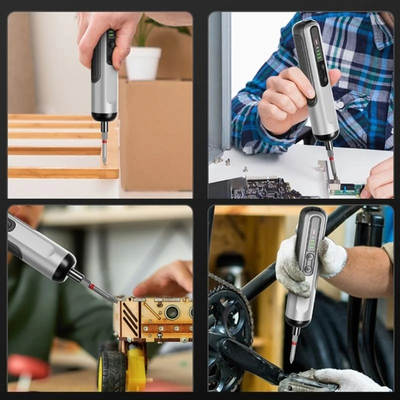 cacciavite elettrico Trapano avvitatore ricaricabile a batteria con luce LED qualità