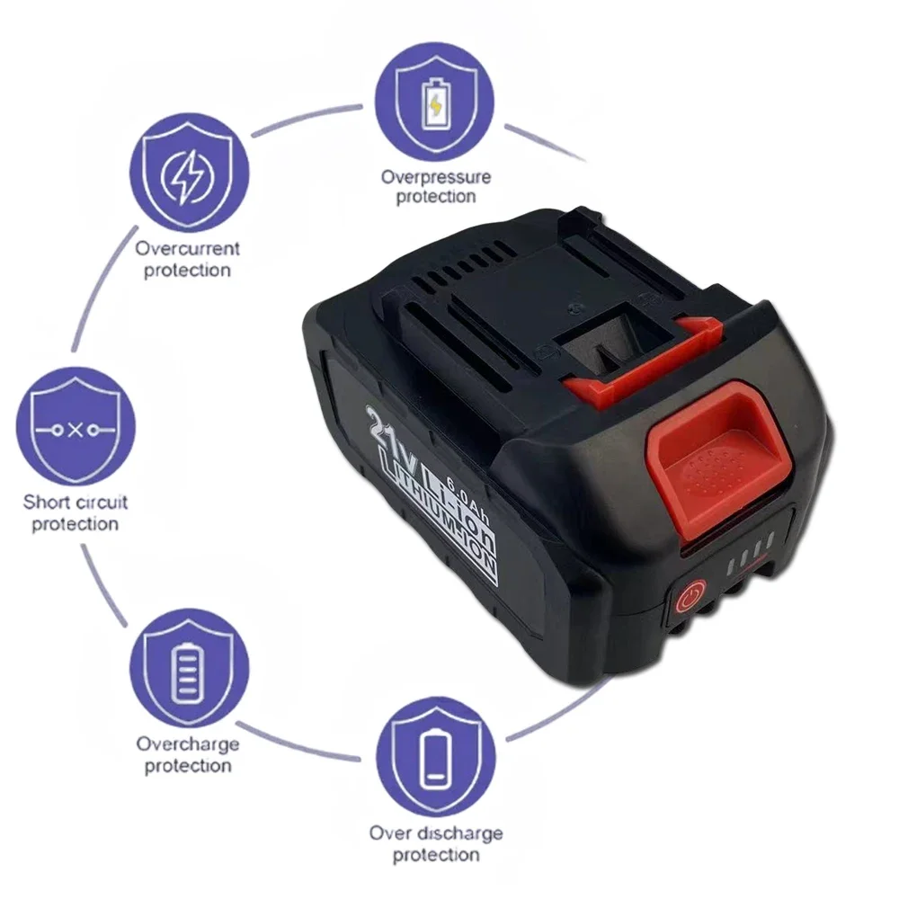 21V Rechargeable Battery 3000/6000/9000mAh Lithium Ion Battery For Makita Electric Power Tool Battery