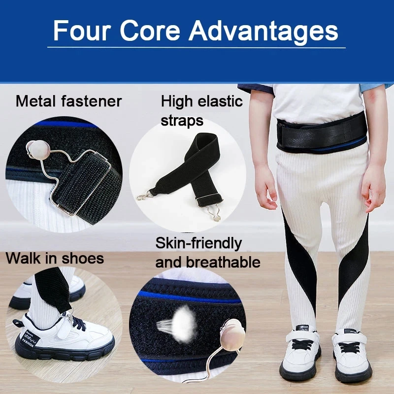 Adjustable Kids Bow Type Leg Correction Belt-O/X Leg Orthotics Brace-For Knee Valgus  Knee Varus Legs Correction Belt