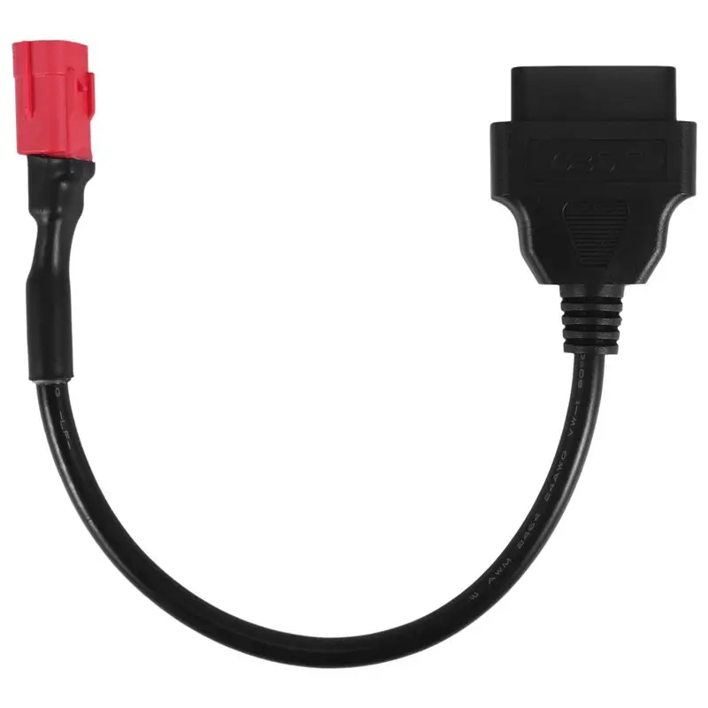 NEW HOT In Stock-OBD Motorcycle Cable For Honda BENELLI 6 Pin Plug Cable Diagnostic Cable 6Pin To OBD2 16 Pin Adap