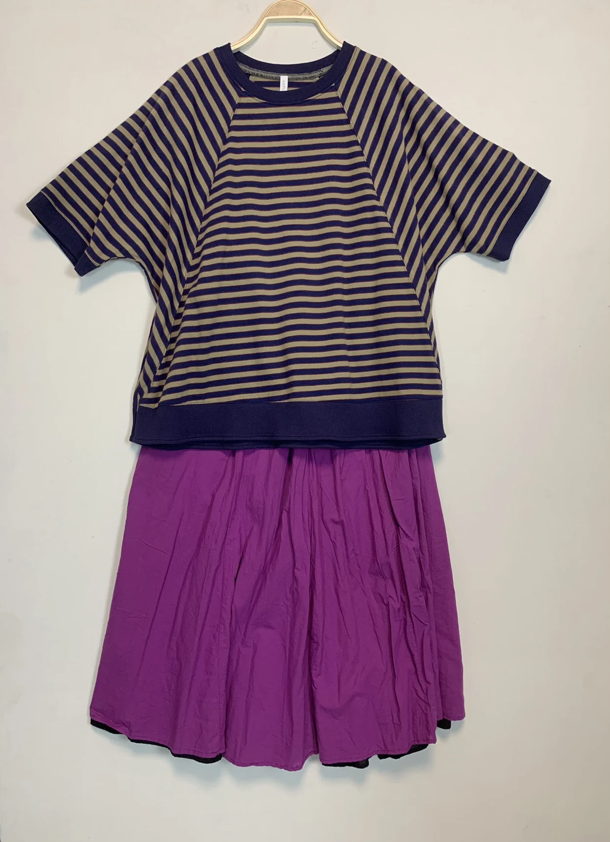 Dubbelzijdig Slijtage Elastische Taille Belted A-lijn Midi Rok Puur Katoen Pendelen Koreaanse Sle Geplooide Hoge Taille Dames Rok