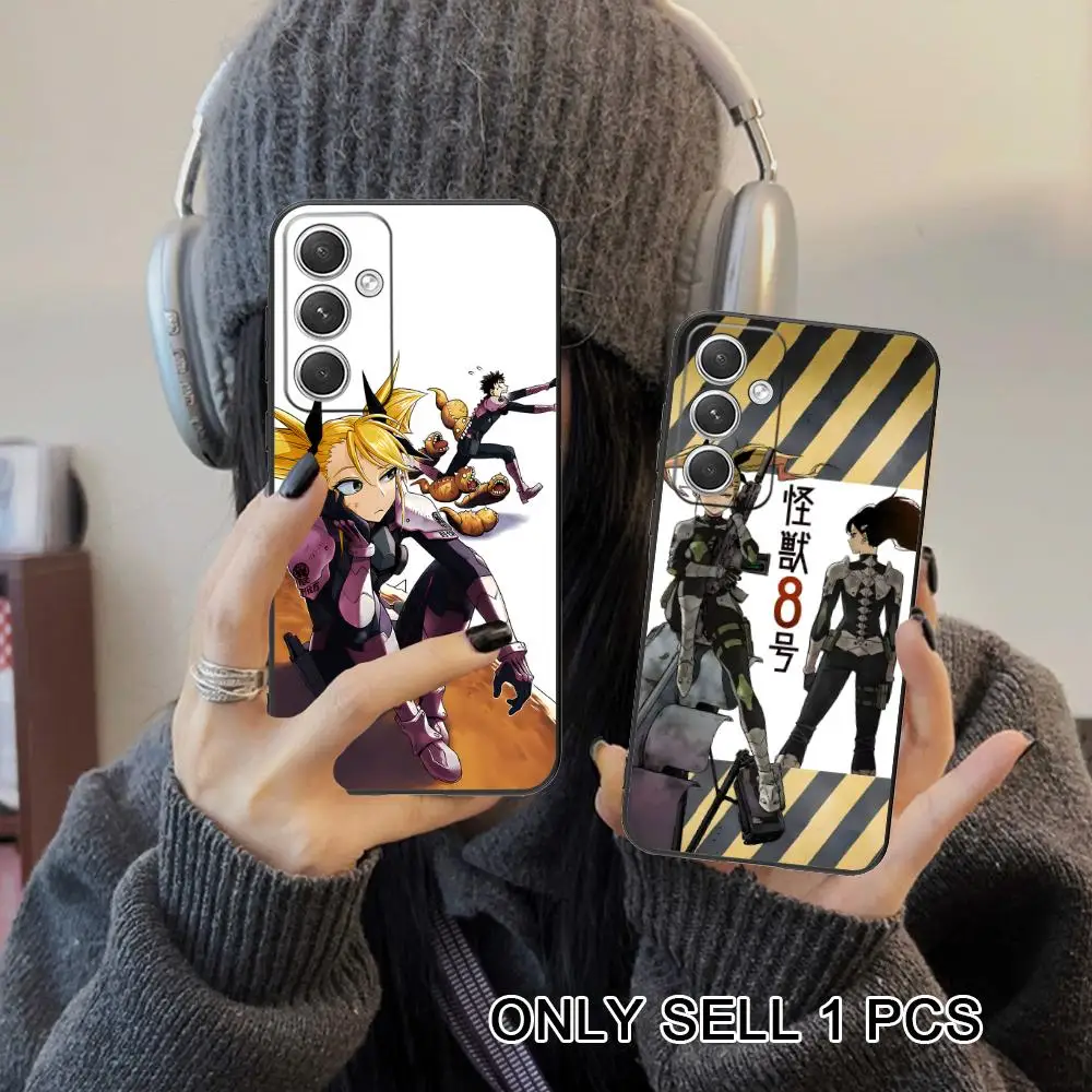 Kaiju No.8 Kikoru Shinomiya Phone Case for Samsung Galaxy S26 S25 S24 S23 S22 S21 S20 Note20 Plus FE Ultra Soft Shockproof Cover