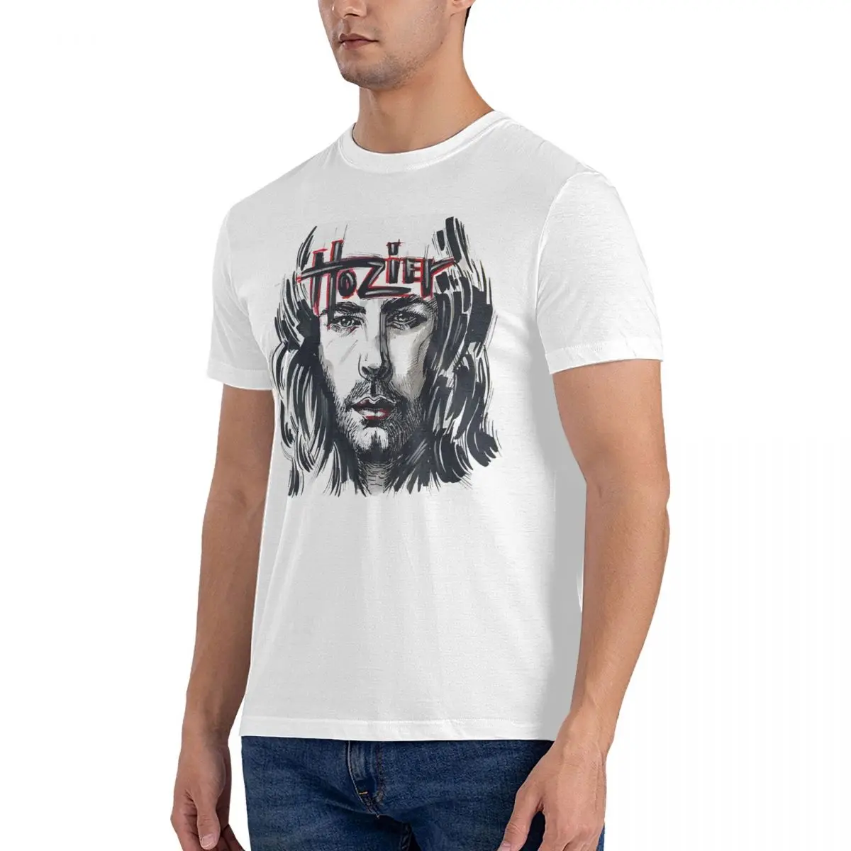 Funny Men graphic T Shirts H-Hozier Fashion Tees Short Sleeve O Neck T-Shirt Cotton Adult official-website tops fugees clothing