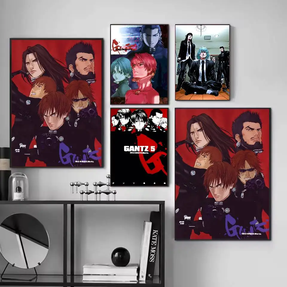 اليابان أنيمي G-Gantz ملصق ذاتية اللصق الفن مقاوم للماء ورقة ملصق مقهى بار النوم ديكور جدران الغرفة