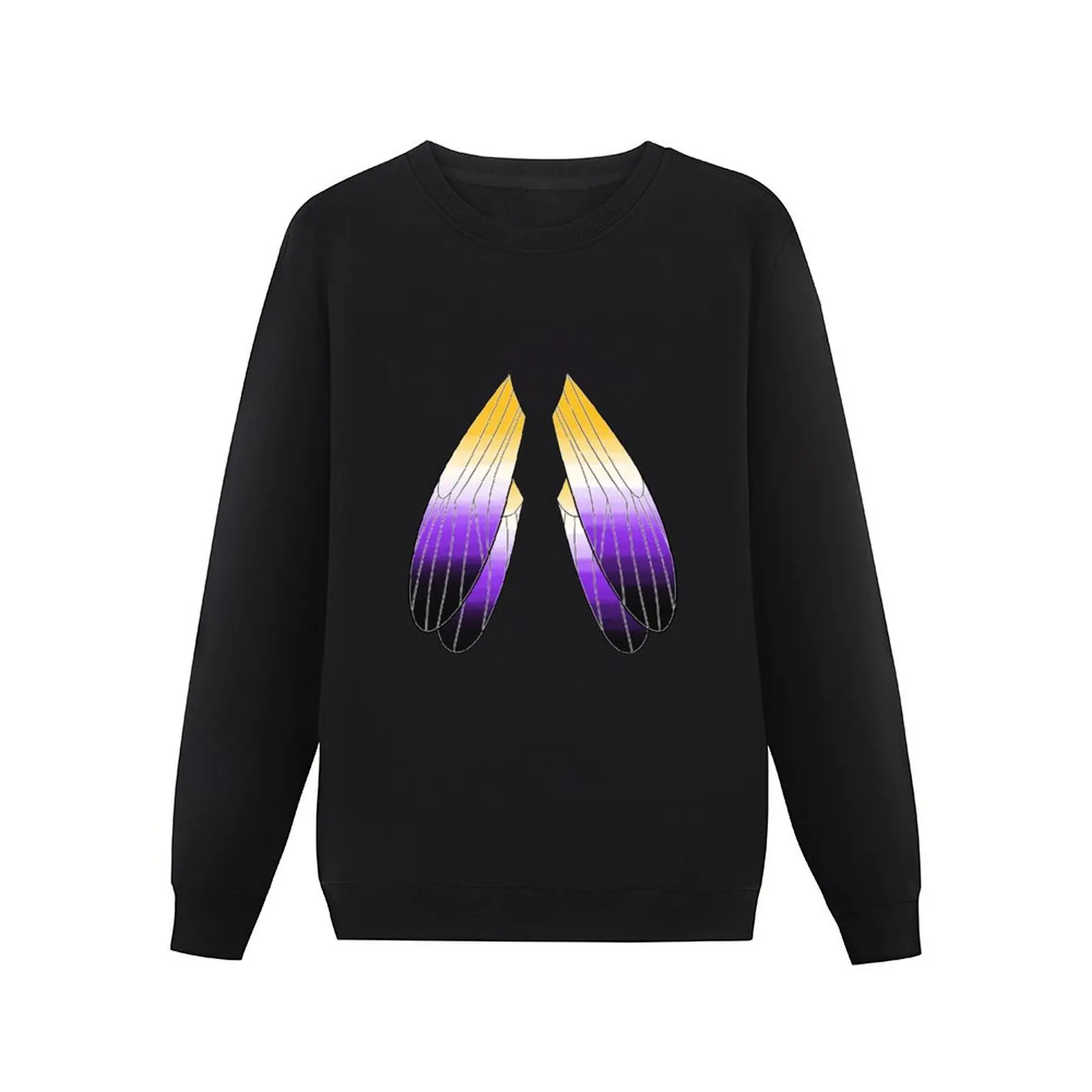 Spread Your Wings: Nonbinary Pullover Hoodie autumn men's sweat-shirt winter man sweatshirt