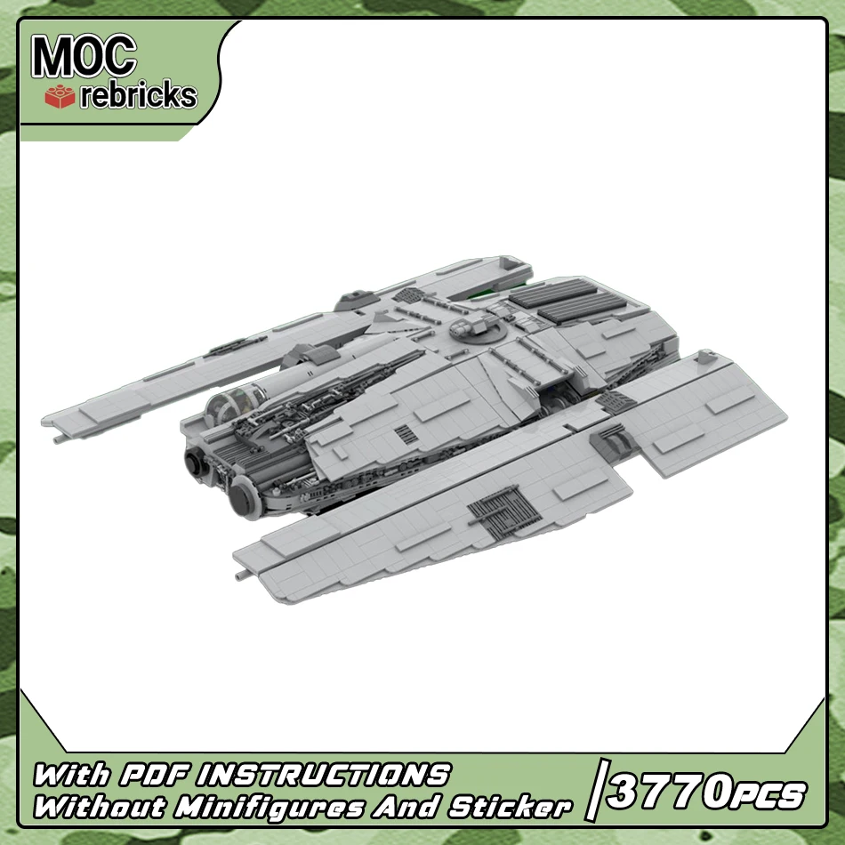 MOC Space Wars Fondor Haulcraft UCS Spaceship Building Blocks Set Model (3770+Pcs) Galactic Cruiser Fighter Brick Toys Gifts